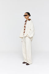 Franco Jacket  AW26 Ivory + Tobacco Cord