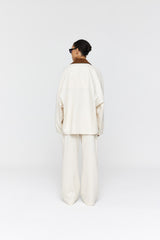 Franco Jacket  AW26 Ivory + Tobacco Cord