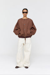 Forster Jacket  AW26 Brown + Cream