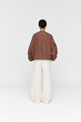 Forster Jacket  AW26 Brown + Cream