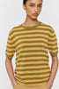 Francisco Knit Tee AW26 Sand + Khaki
