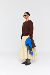 Carter Skirt  AW26 Butter + Cream Stitch