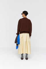 Carter Skirt  AW26 Butter + Cream Stitch