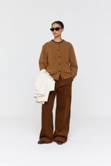 Monte Jean Cord AW26 Tobacco