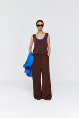 Hans Tank  AW26 Red Brown + Cobalt