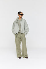 Damir Jacket  AW26 Sage + Drab Olive