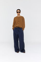 Freddy Cardigan  AW26 Tobacco