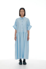Joni Shirt Dress Pale Blue
