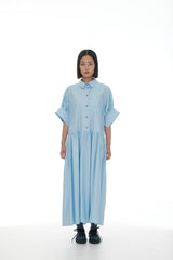 Joni Shirt Dress Pale Blue