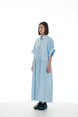 Joni Shirt Dress Pale Blue