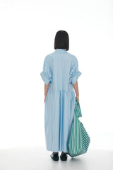 Joni Shirt Dress Pale Blue