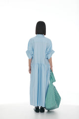 Joni Shirt Dress Pale Blue