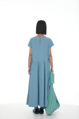 Dora Dress SS25 Azure