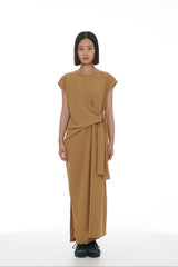Sleeveless Diana Dress SS25 Chartreuse