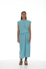Sleeveless Diana Dress SS25 Ice Blue