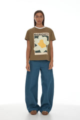 Aiden Tee SS25 Army Green + Mint