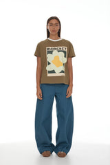 Aiden Tee SS25 Army Green + Mint