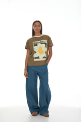 Aiden Tee SS25 Army Green + Mint