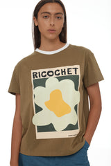 Aiden Tee SS25 Army Green + Mint
