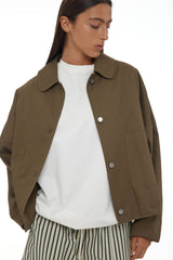 Fognini Jacket SS25 Dark Khaki