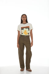 Hans Jean SS25 Dark Khaki