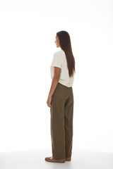 Hans Jean SS25 Dark Khaki
