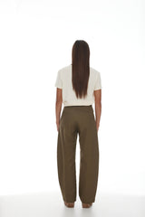 Hans Jean SS25 Dark Khaki