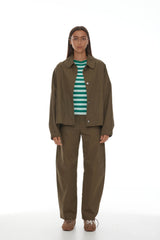Fognini Jacket SS25 Dark Khaki