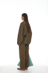 Hans Jean SS25 Dark Khaki