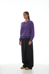 Serge Pant With Rope Belt SS25