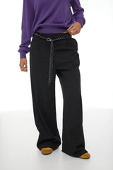 Serge Pant With Rope Belt SS25