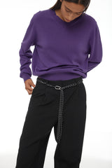 Serge Pant With Rope Belt SS25