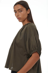 Tomas Top SS25 Dark Khaki