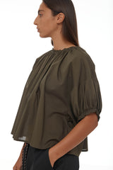 Tomas Top SS25 Dark Khaki