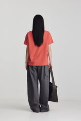 Aiden Tee  Berry Red + Soft Black SS26