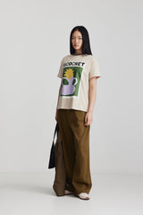 Aiden Tee  Sand Beige + Khaki SS26