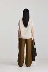 Aiden Tee  Sand Beige + Khaki SS26