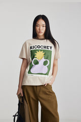 Aiden Tee  Sand Beige + Khaki SS26