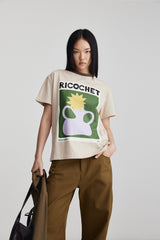 Aiden Tee  Sand Beige + Khaki SS26