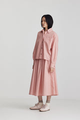 Micha Skirt Cherry Red Check SS26