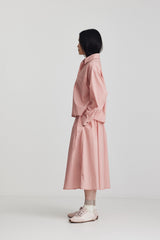 Micha Skirt Cherry Red Check SS26