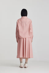 Micha Skirt Cherry Red Check SS26
