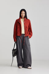 David Jacket Berry Red SS26