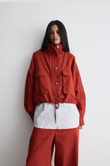David Jacket Berry Red SS26