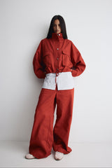 David Jacket Berry Red SS26