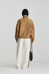David Jacket Tan SS26