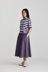 Micha Skirt Black Grape SS26