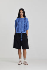Freida Top Ruffle Iris SS26