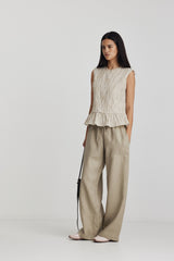 Paolo Top Sand Check SS26