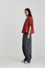 Tomas Top Berry Red SS26